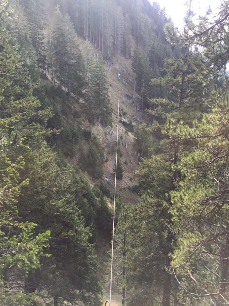 Seilzug Lawinenalarm Brünig